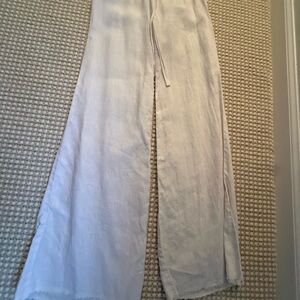 Chic White Wide-Leg Pants